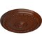 Ekena Millwork Brunswick Ceiling Medallion (Canopies up to 4 1/2"), 27"OD x 2 1/2"P, Burnished Mahogany Crackle CM27BRBMC - alternate 2